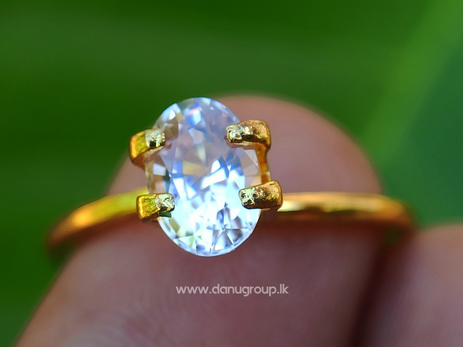 Ceylon Natural Light Peachy Pink Sapphire Danu Group collection