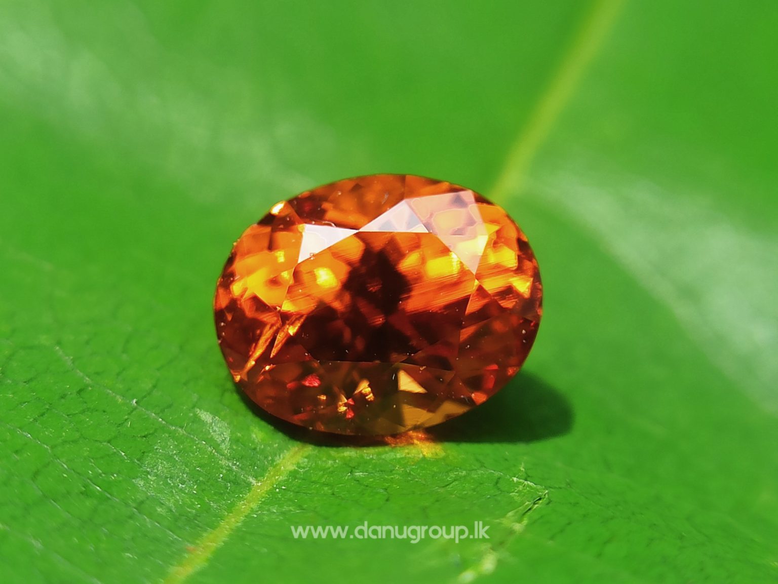 Natural Vivid Orange Spessartite Garnet Danu Group Gemstones - danugroup.lk