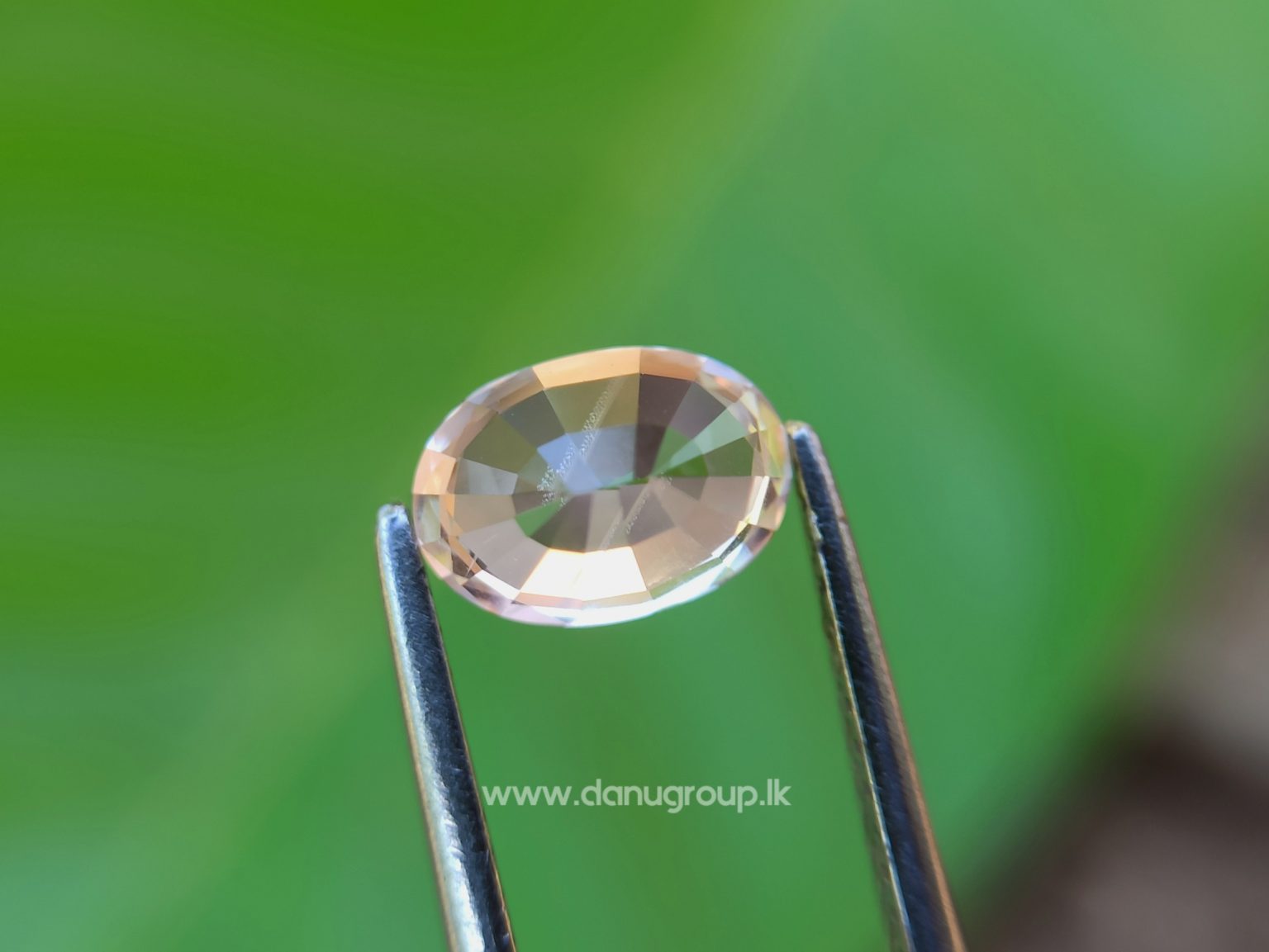 Ceylon Natural Light Peachy Pink Sapphire Danu Group collection