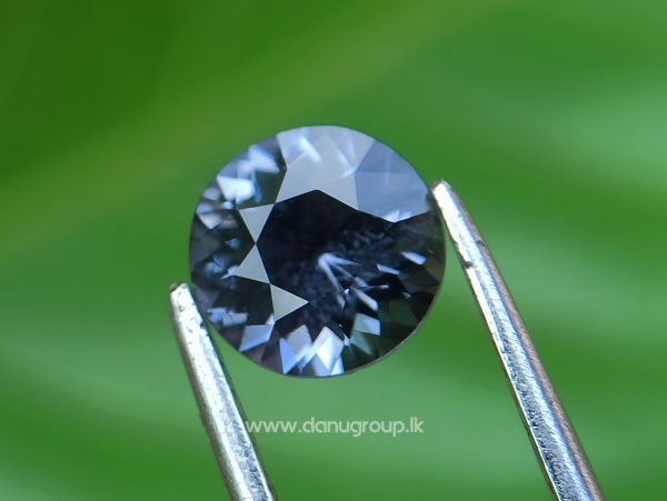 Natural Gray Spinel Round Flower Cut Danu Group Gemstones - danugroup.lk