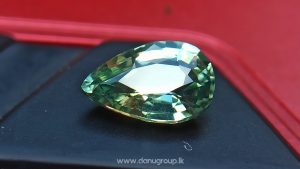 Natural Fine Quality Green Sapphire Pear shape Gem from Danu Group - danugroup.lk