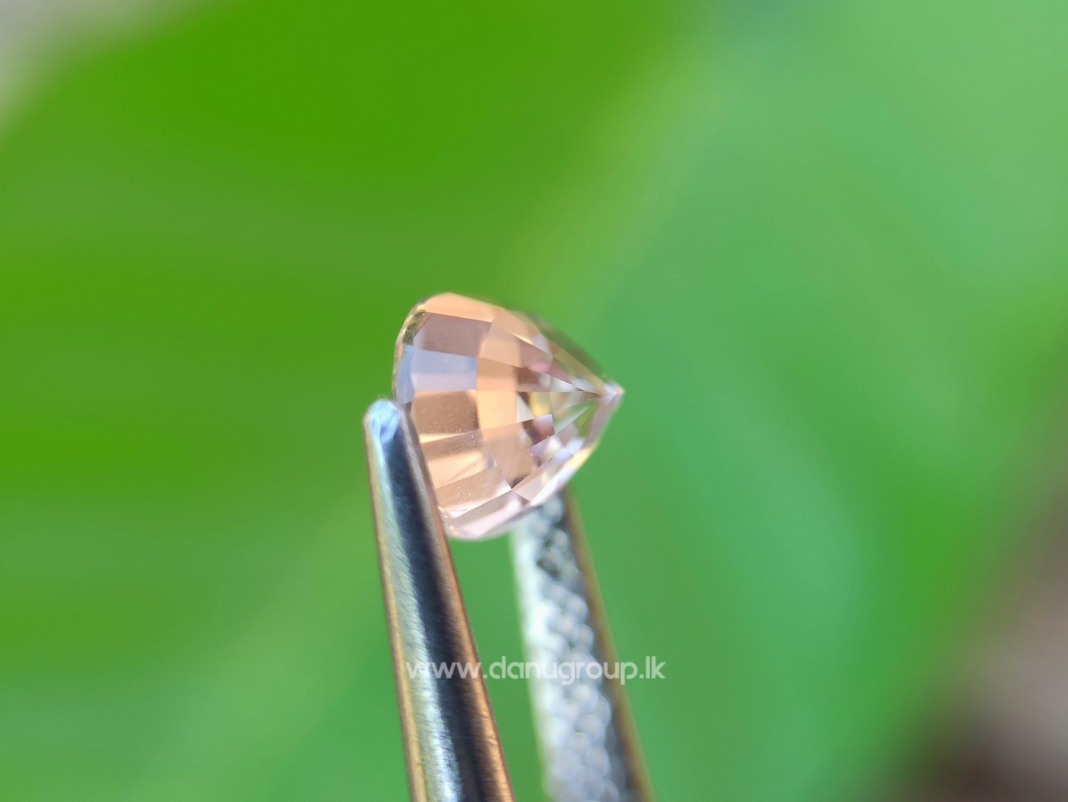Ceylon Natural Light Peachy Pink Sapphire Danu Group collection