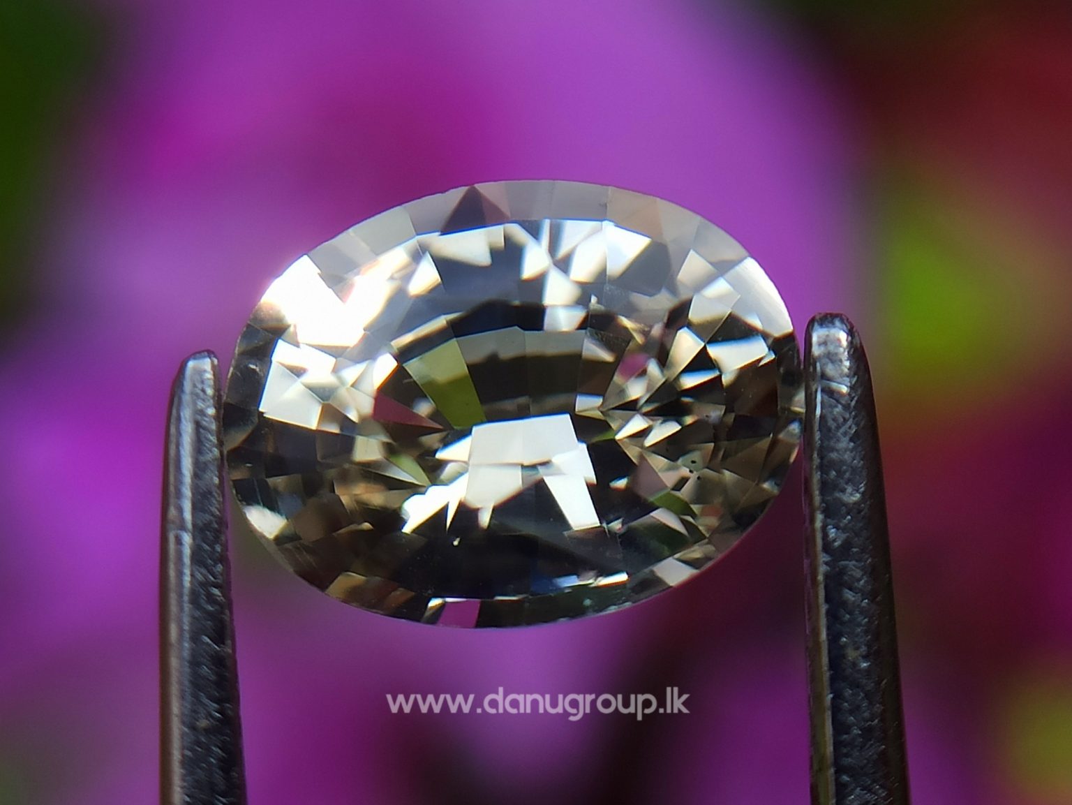 Ceylon Natural Light Yellow Sapphire Oval Shape best quality gem from Danu Group - danugroup.lk