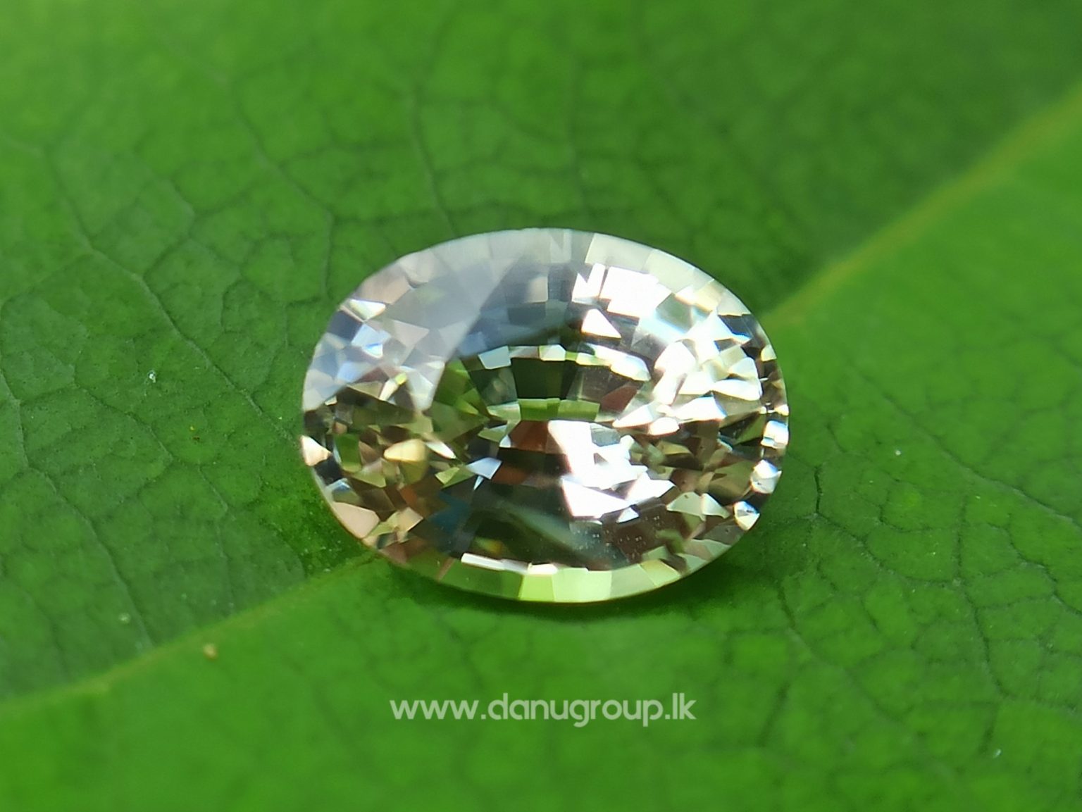 Ceylon Natural Light Yellow Sapphire Oval Shape best quality gem from Danu Group - danugroup.lk