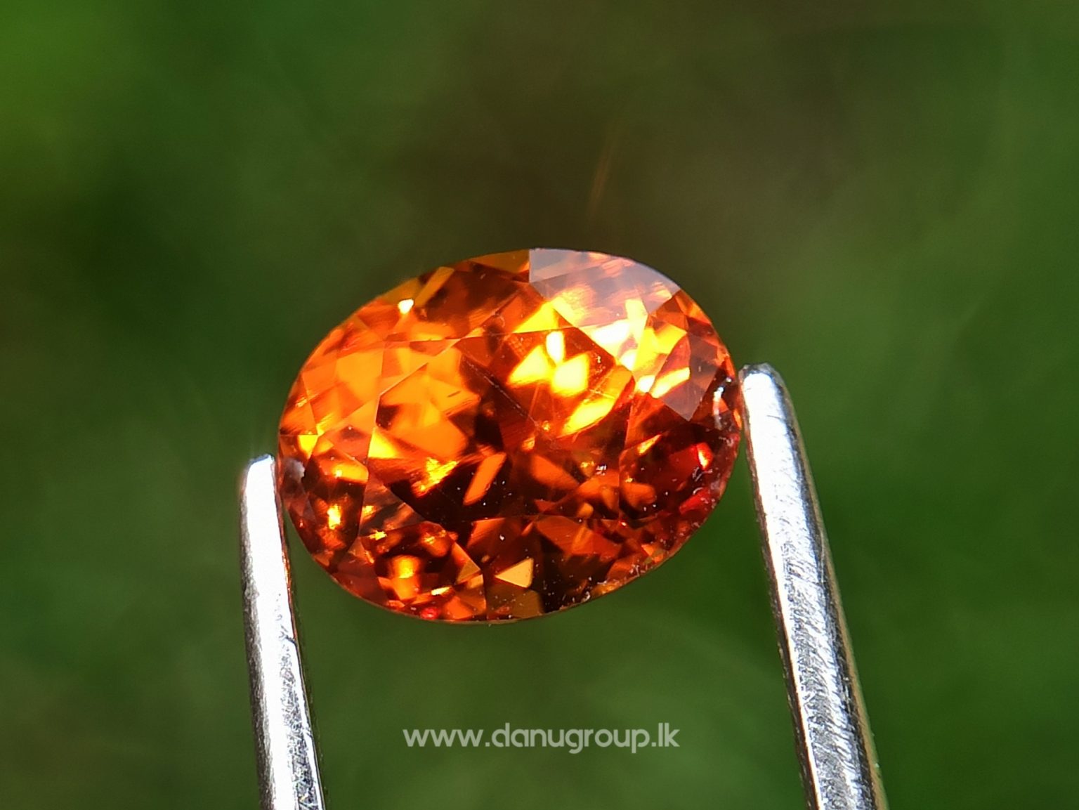Natural Vivid Orange Spessartite Garnet Danu Group Gemstones - danugroup.lk