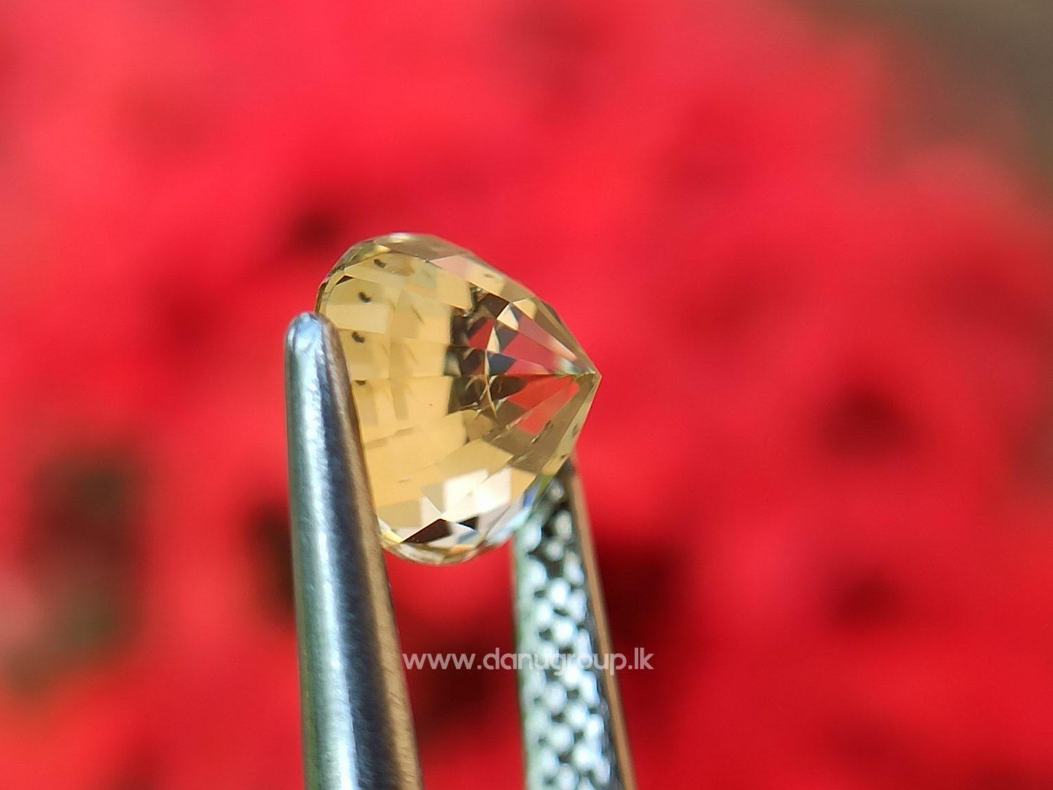 Ceylon Natural Yellow Sapphire Oval shape Unheated Pukraj from Danu Group - - danugroup.lk