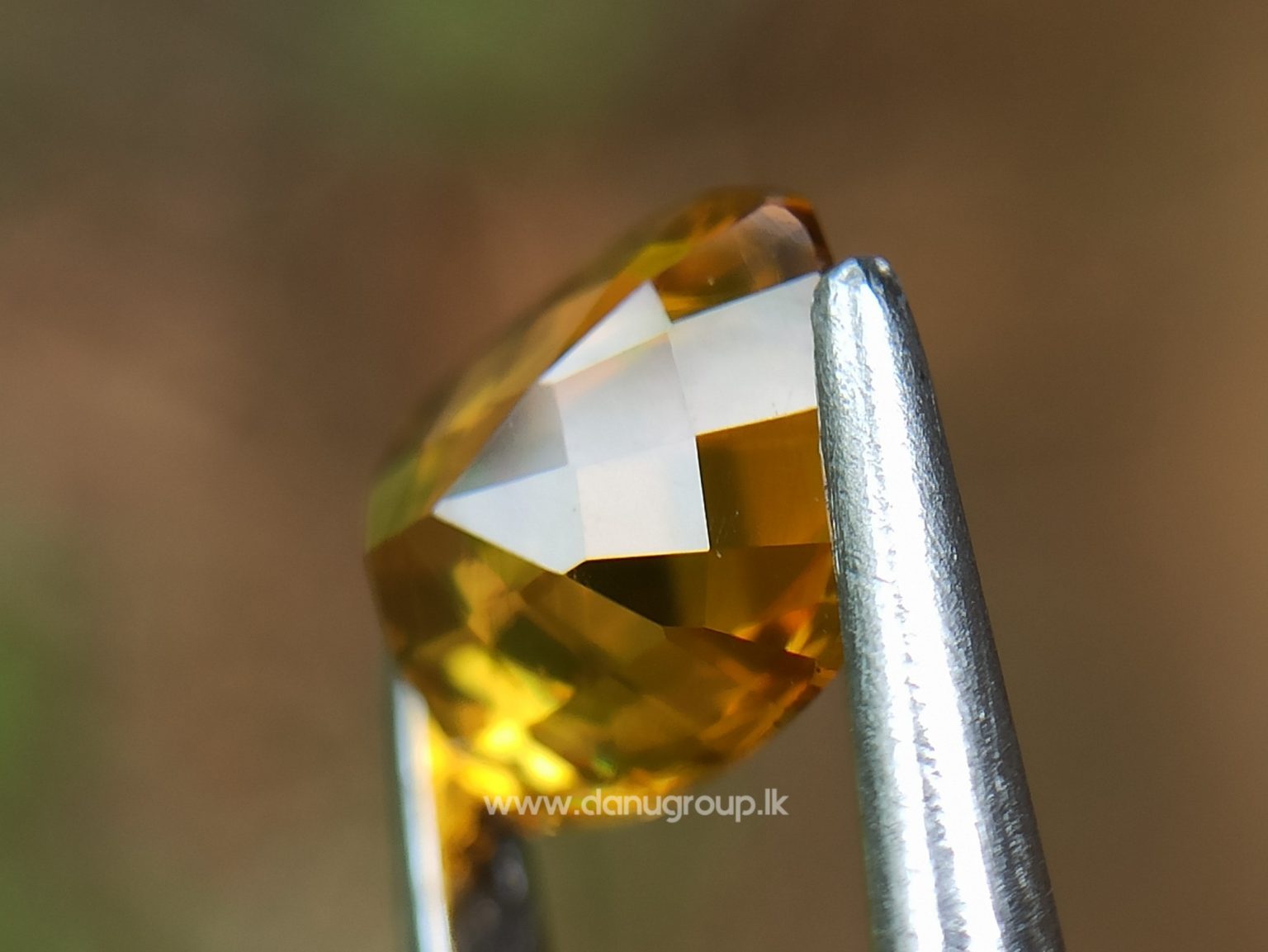 Ceylon Natural Yellow Zircon Melychrysos from Danu Group Gemstones Collections