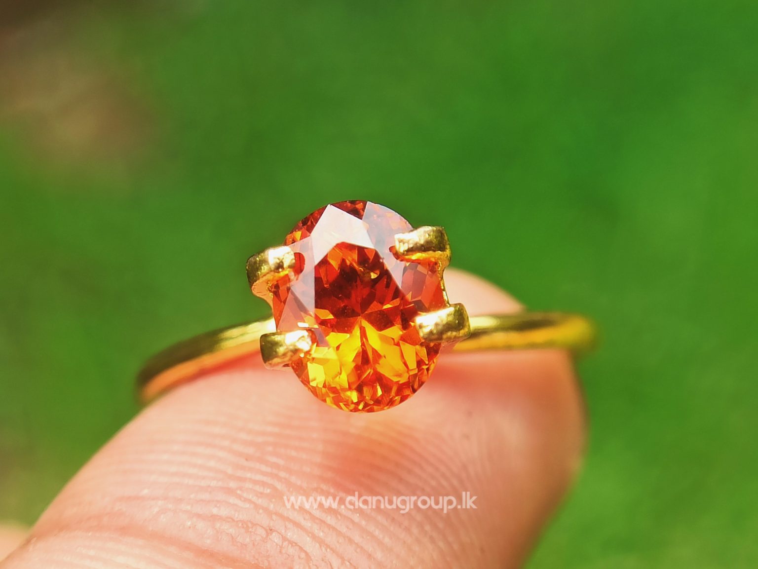 Natural Vivid Orange Spessartite Garnet Danu Group Gemstones - danugroup.lk