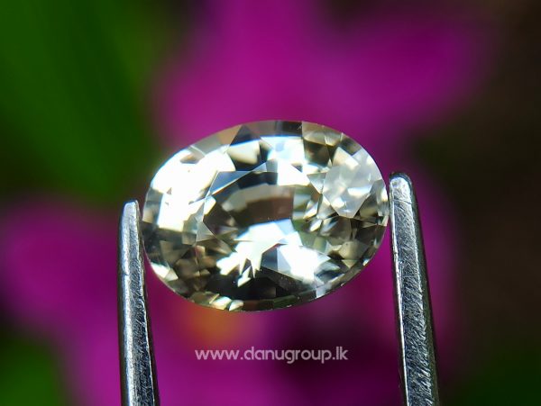 Ceylon Natural Light Yellow Sapphire Oval Shape best quality gem from Danu Group - danugroup.lk