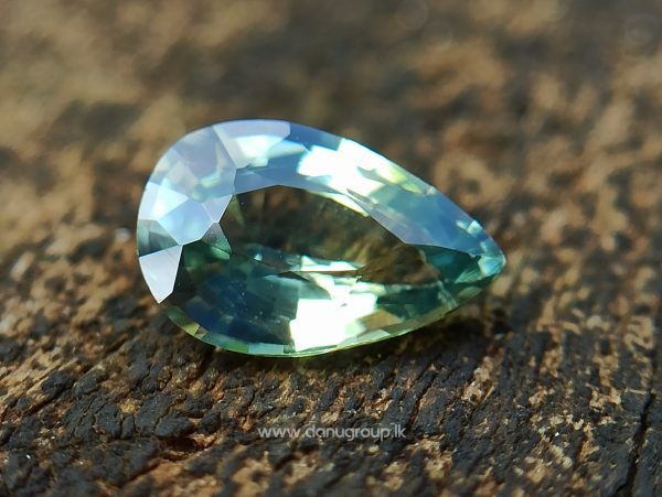 Natural Fine Quality Green Sapphire Pear shape Gem from Danu Group - danugroup.lk