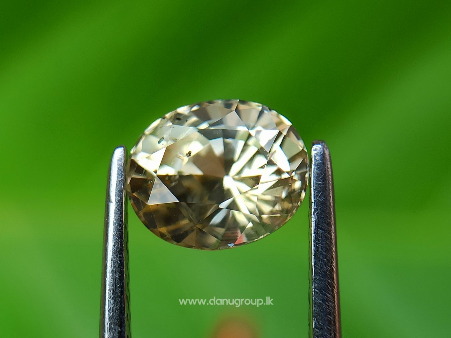 Ceylon Natural Yellow Sapphire Oval shape Unheated Pukraj from Danu Group - - danugroup.lk