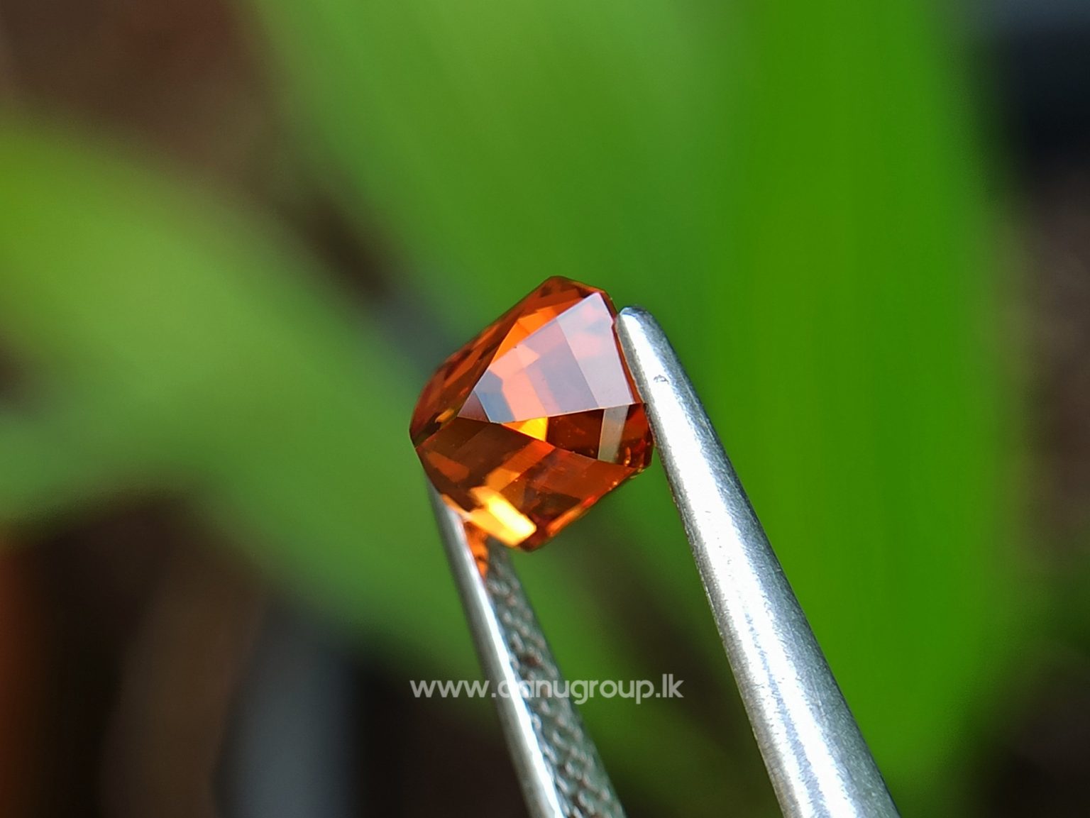 Best Quality Natural Spessartite Garnet Emerald Cut Danu Group Gemstones -- danugroup.lk
