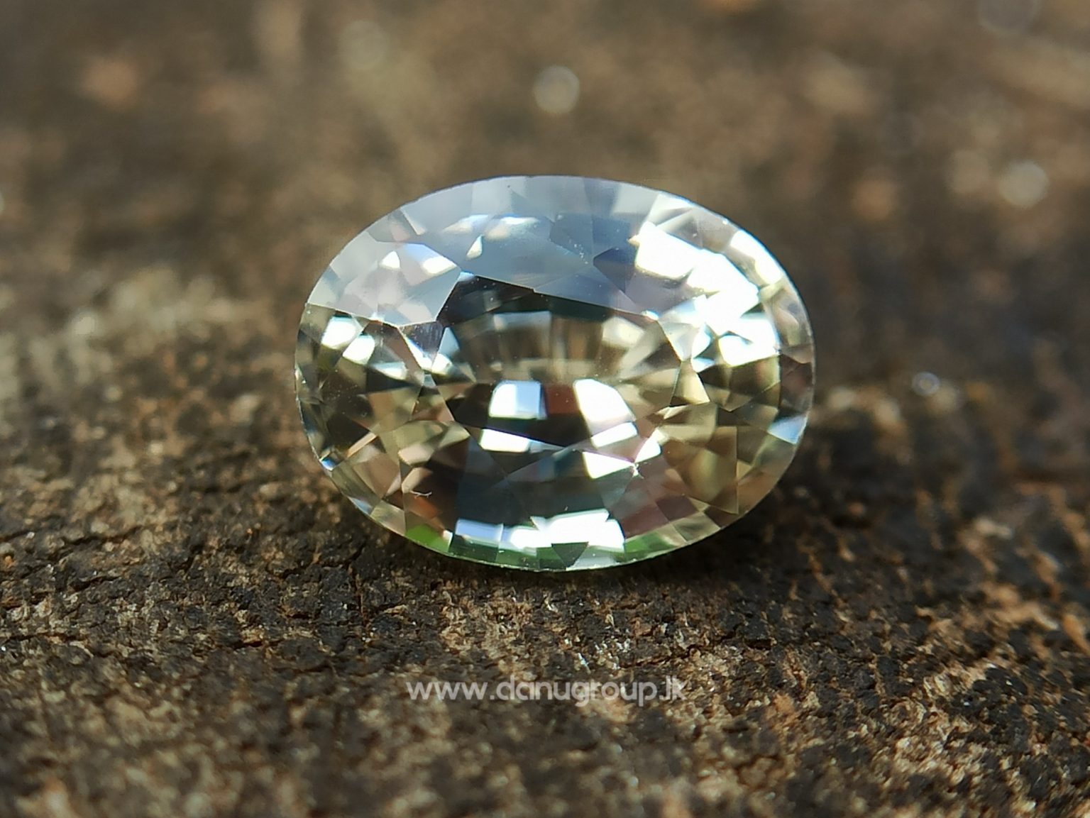 Ceylon Natural Light Yellow Sapphire Oval Shape best quality gem from Danu Group - danugroup.lk