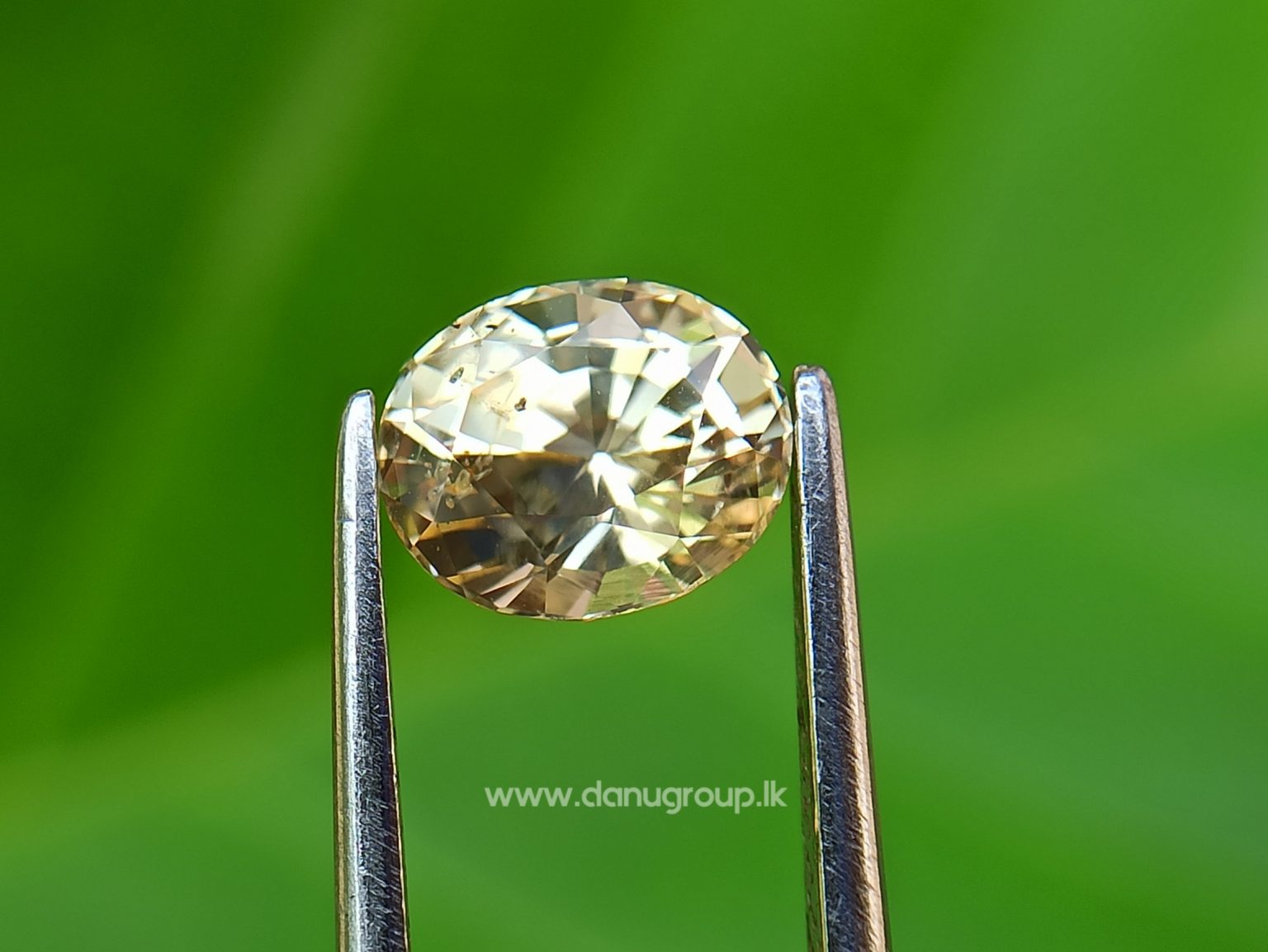 Ceylon Natural Yellow Sapphire Oval shape Unheated Pukraj from Danu Group - - danugroup.lk