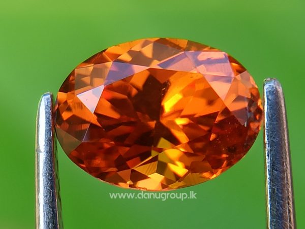 Orange Garnet Natural Spessartite Garnet from Danu Group Gemstones Collections - danugroup.lk