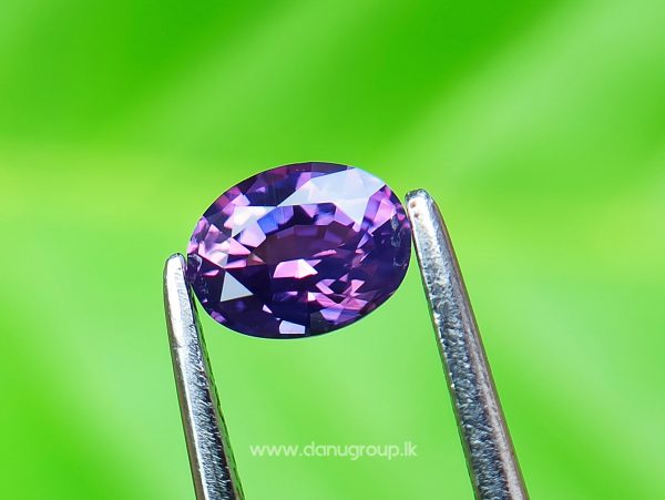 Best Quality Ceylon Natural Purple Sapphire Oval shape engagement ring stone from Danu Group - danugroup.lk