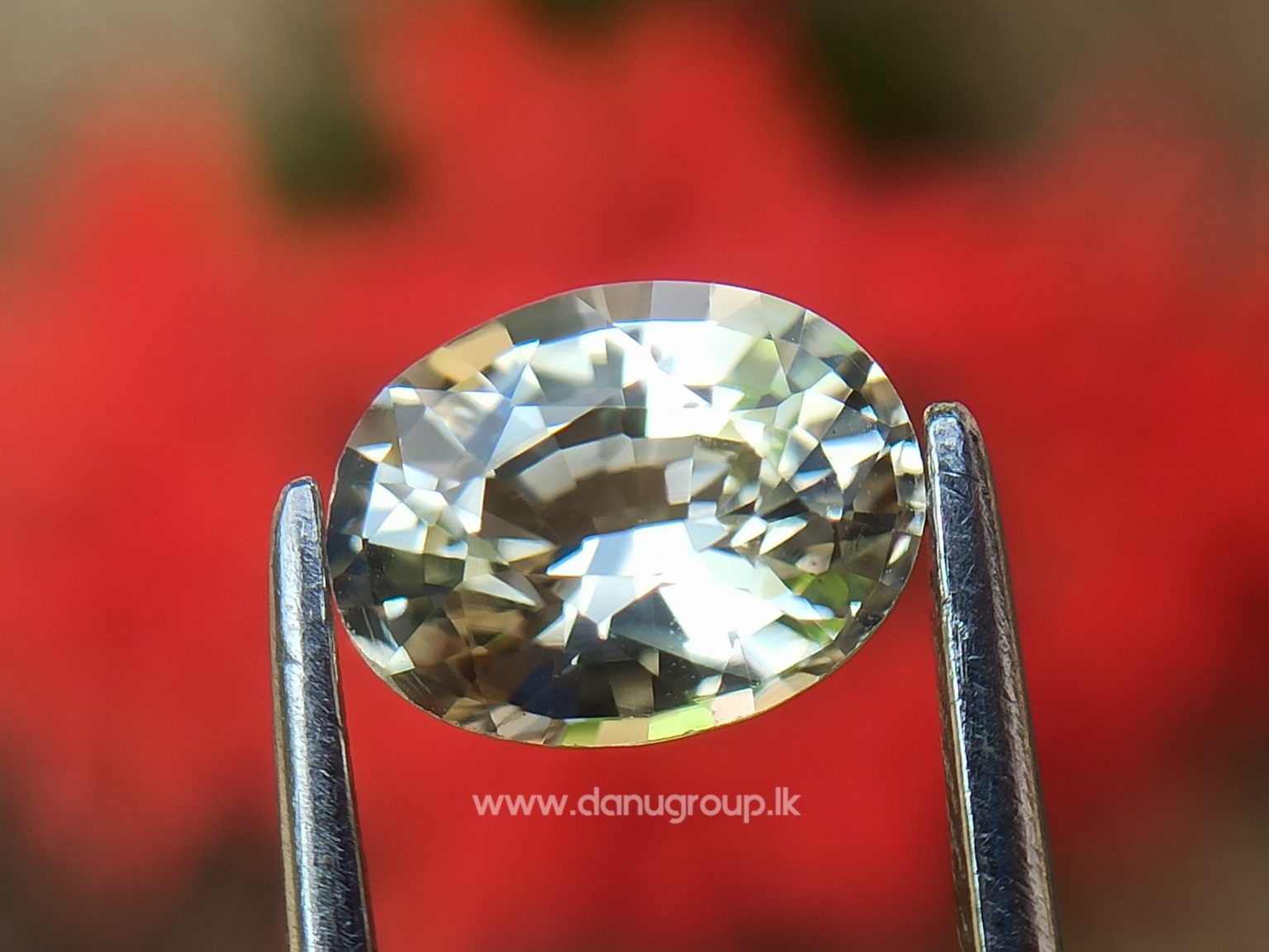 Ceylon Natural Light Yellow Sapphire Oval Shape best quality gem from Danu Group - danugroup.lk