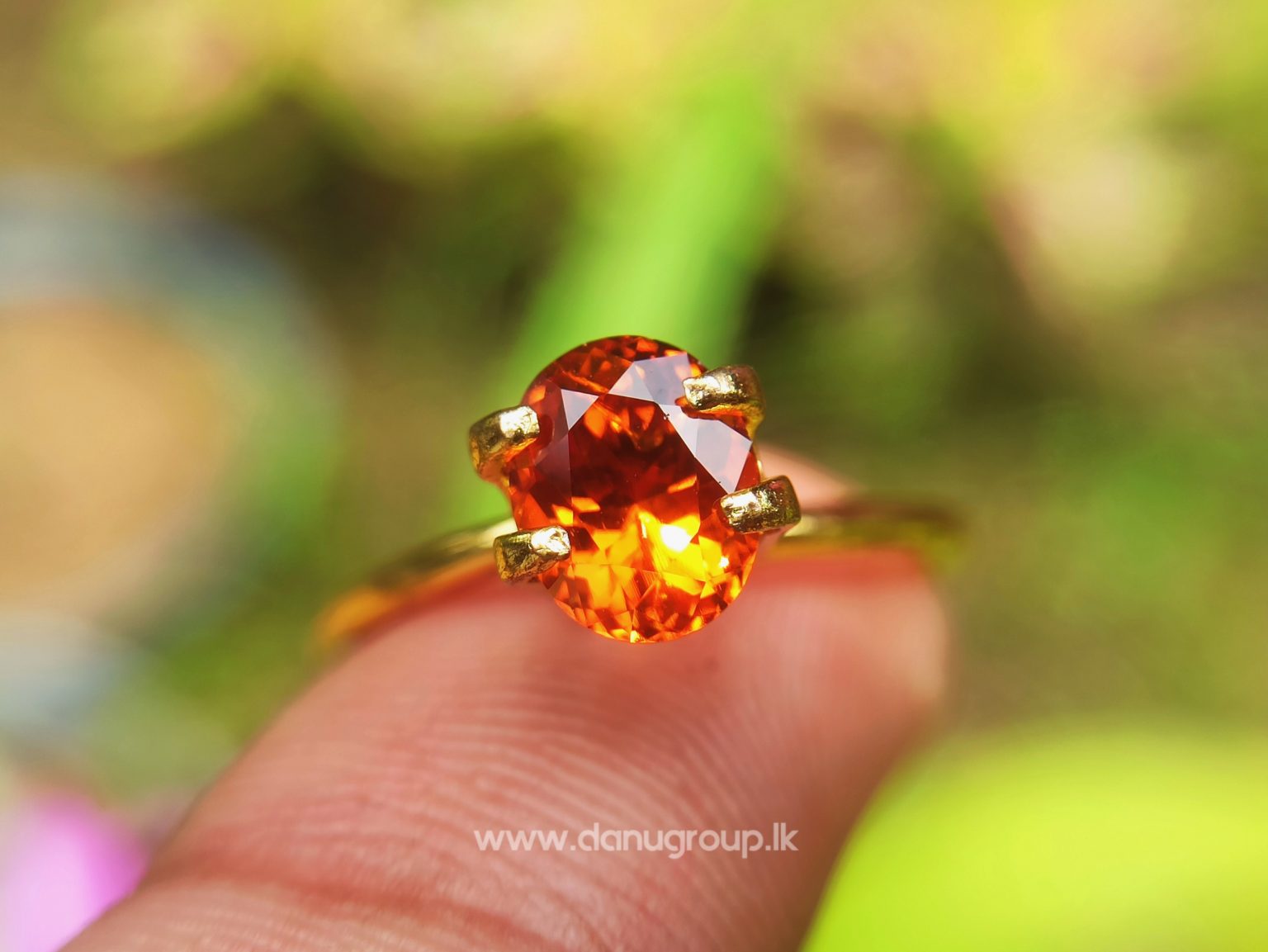 Natural Vivid Orange Spessartite Garnet Danu Group Gemstones - danugroup.lk