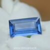 Ceylon Cornflower Blue Sapphire Baguette shape Danu Group Gemstones - danugroup.lk