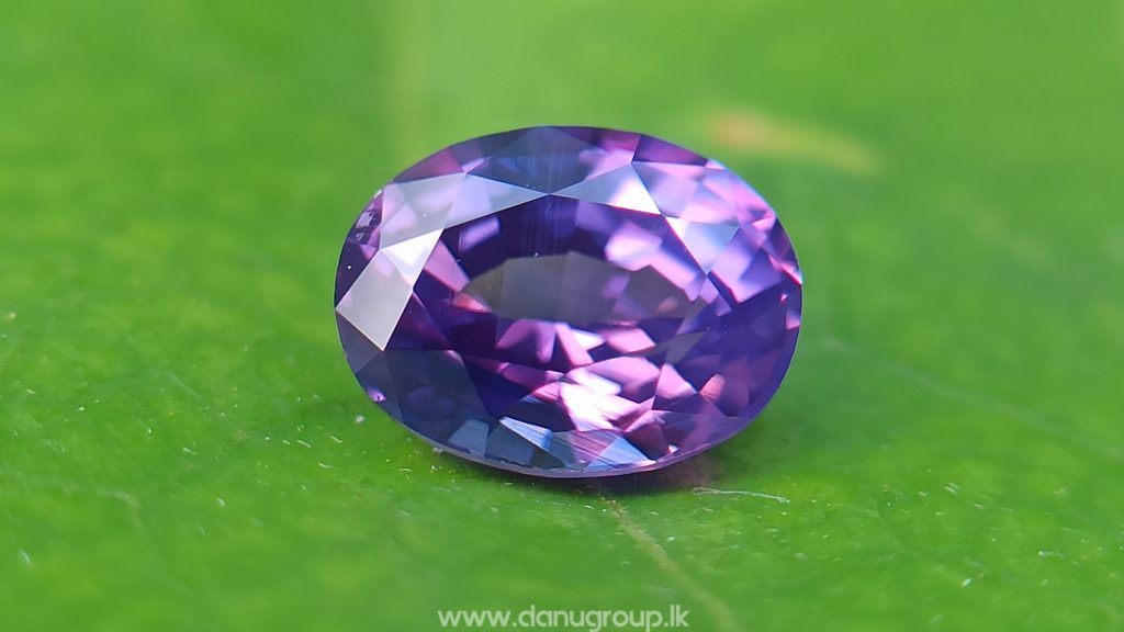 Best Quality Ceylon Natural Purple Sapphire Oval shape engagement ring stone from Danu Group - danugroup.lk