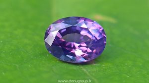 Best Quality Ceylon Natural Purple Sapphire Oval shape engagement ring stone from Danu Group - danugroup.lk