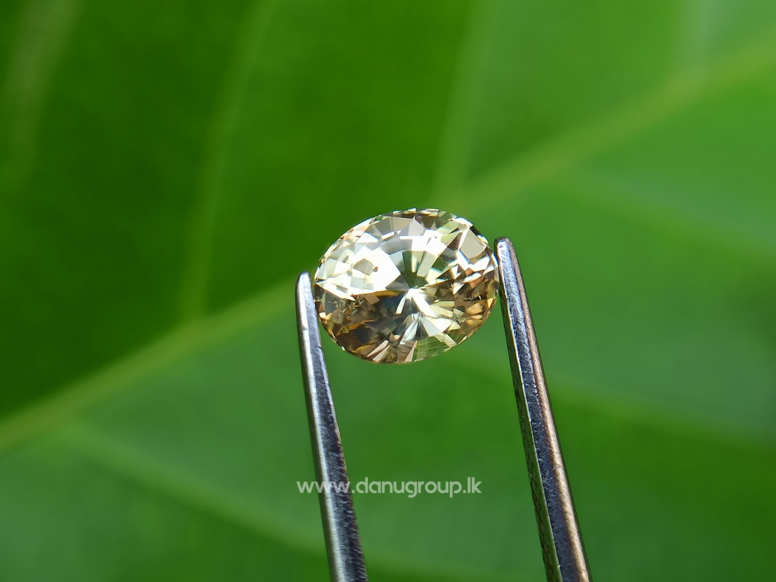 Ceylon Natural Yellow Sapphire Oval shape Unheated Pukraj from Danu Group - - danugroup.lk