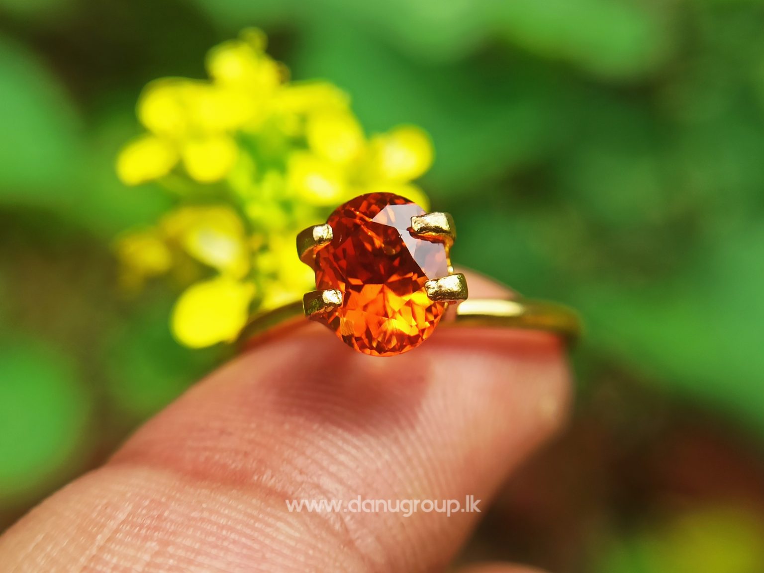 Natural Vivid Orange Spessartite Garnet Danu Group Gemstones - danugroup.lk