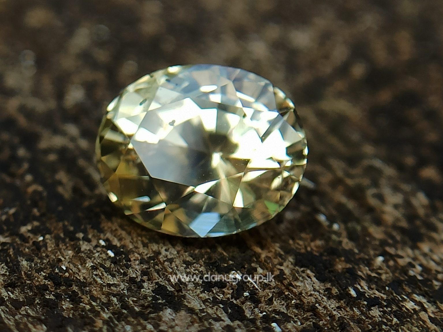 Ceylon Natural Yellow Sapphire Oval shape Unheated Pukraj from Danu Group - - danugroup.lk