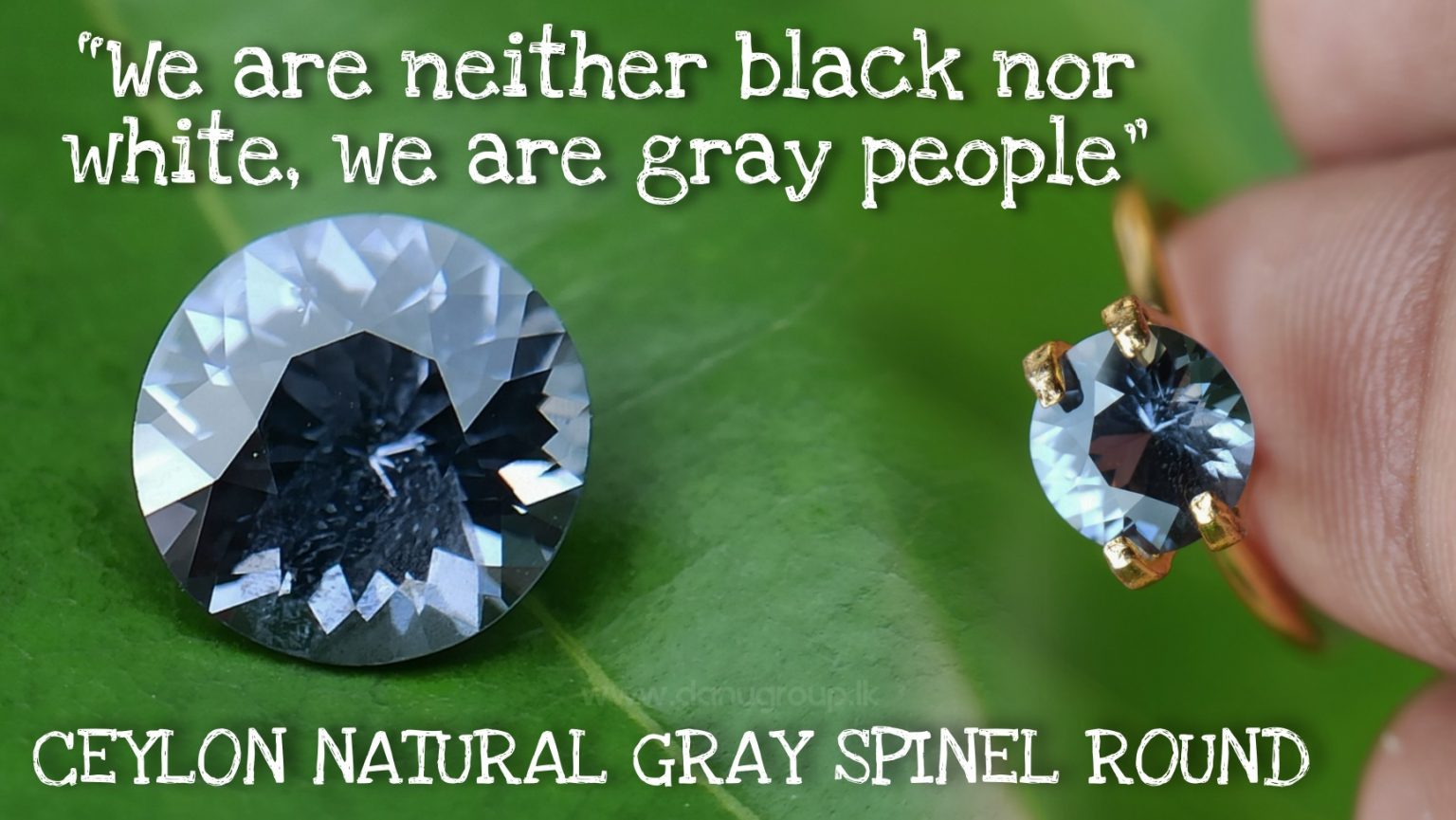 Natural Gray Spinel Round Flower Cut Danu Group Gemstones - danugroup.lk