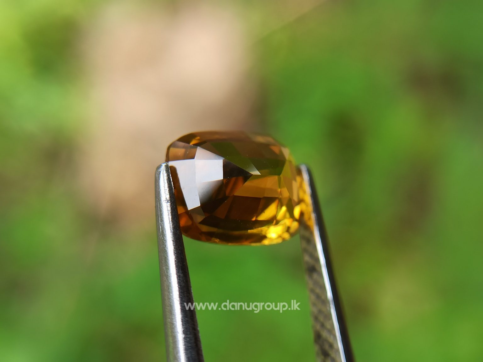 Ceylon Natural Yellow Zircon Melychrysos from Danu Group Gemstones Collections