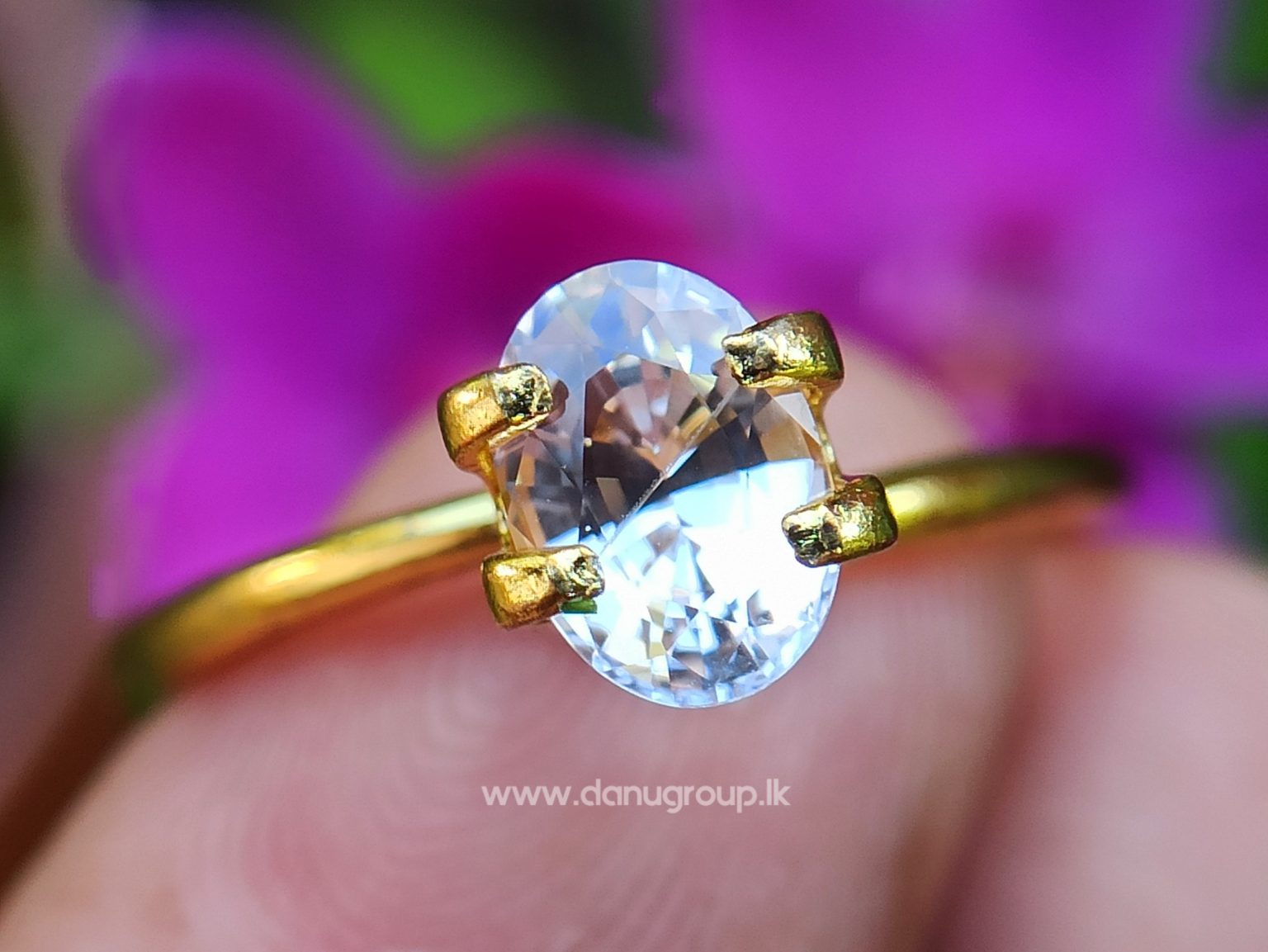 Ceylon Natural Light Peachy Pink Sapphire Danu Group collection