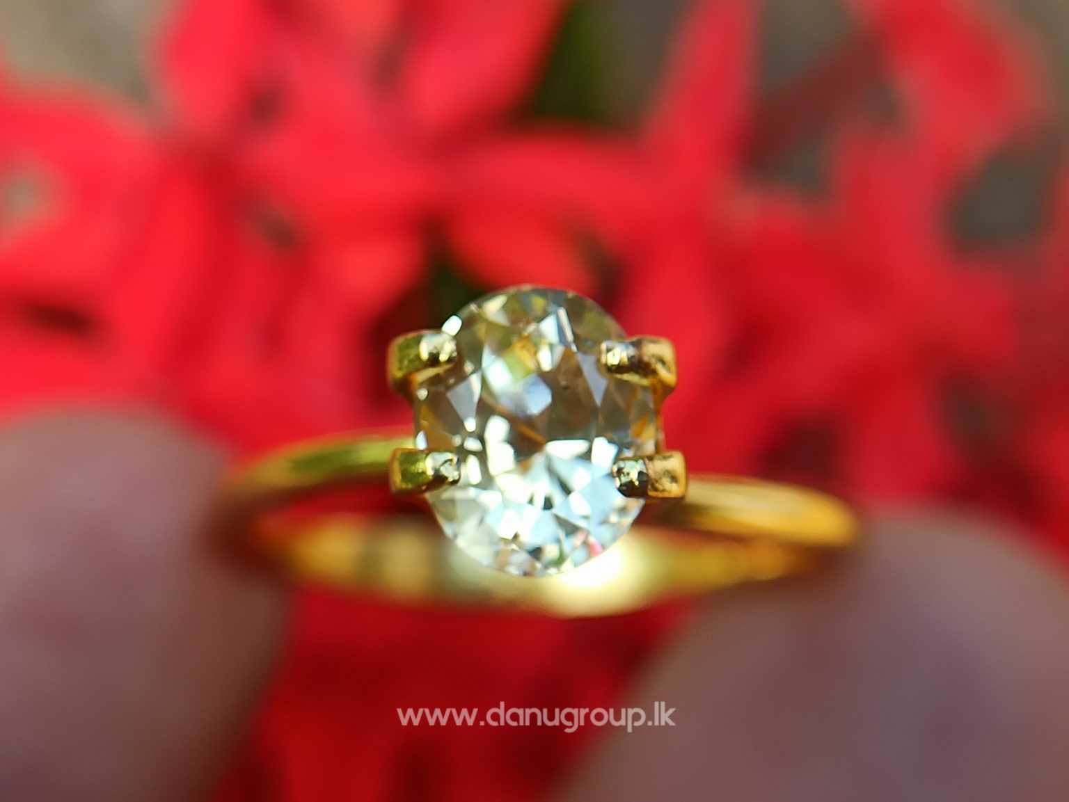 Ceylon Natural Yellow Sapphire Oval shape Unheated Pukraj from Danu Group - - danugroup.lk