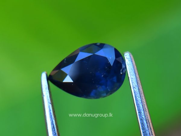 Ceylon Vivid Royal Blue Sapphire Drop Pear Shape Danu Group Gemstones - danugroup.lk