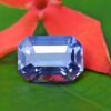 High Quality Ceylon Natural Violet Sapphire emerald cut gem from danu group Gemstones Collection - danugroup.lk
