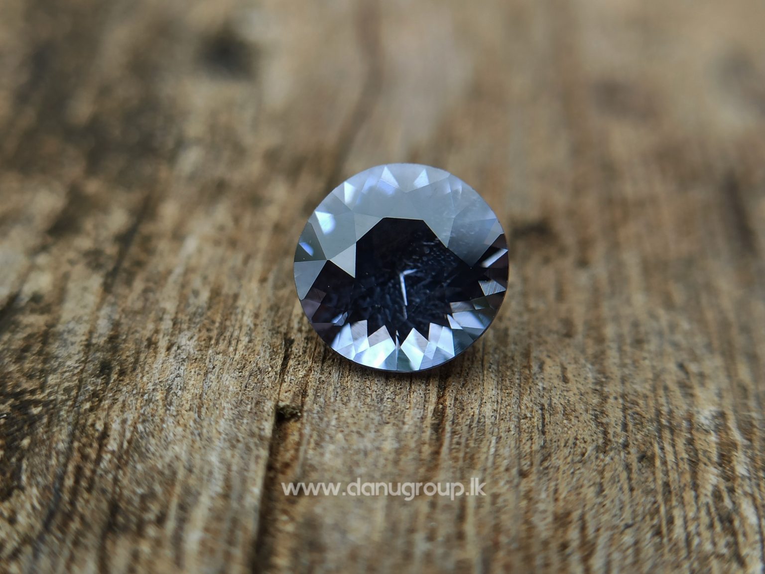 Natural Gray Spinel Round Flower Cut Danu Group Gemstones - danugroup.lk