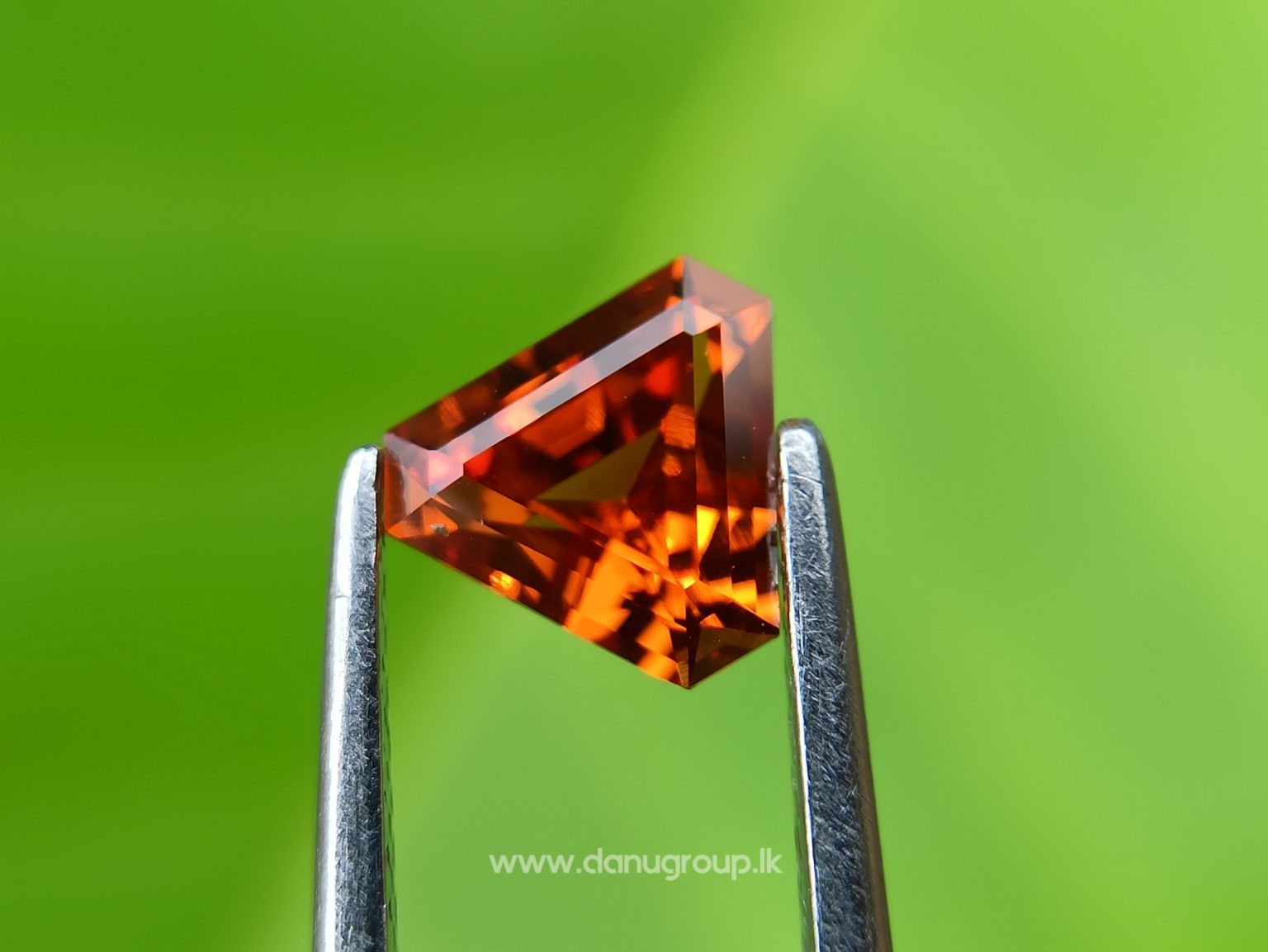 Natural Spessartite Garnet Pair - Fancy shape pair for nice earring design from Danu Group - danugroup.lk