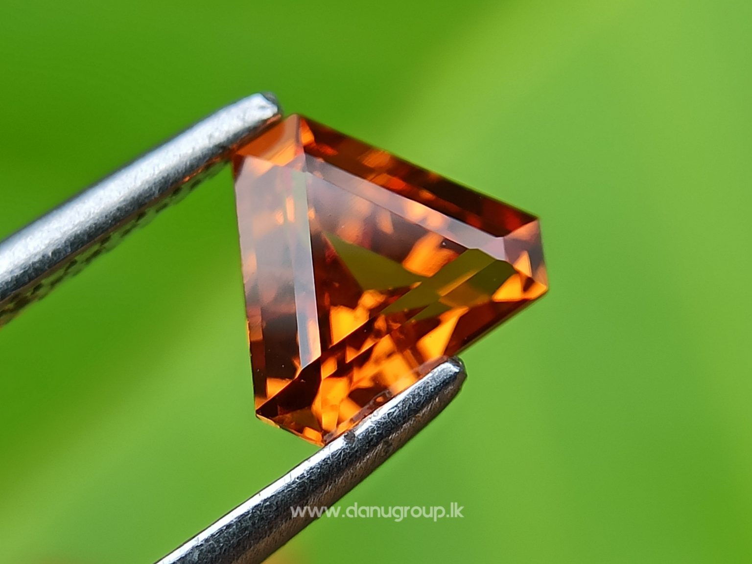 Natural Spessartite Garnet Pair - Fancy shape pair for nice earring design from Danu Group - danugroup.lk