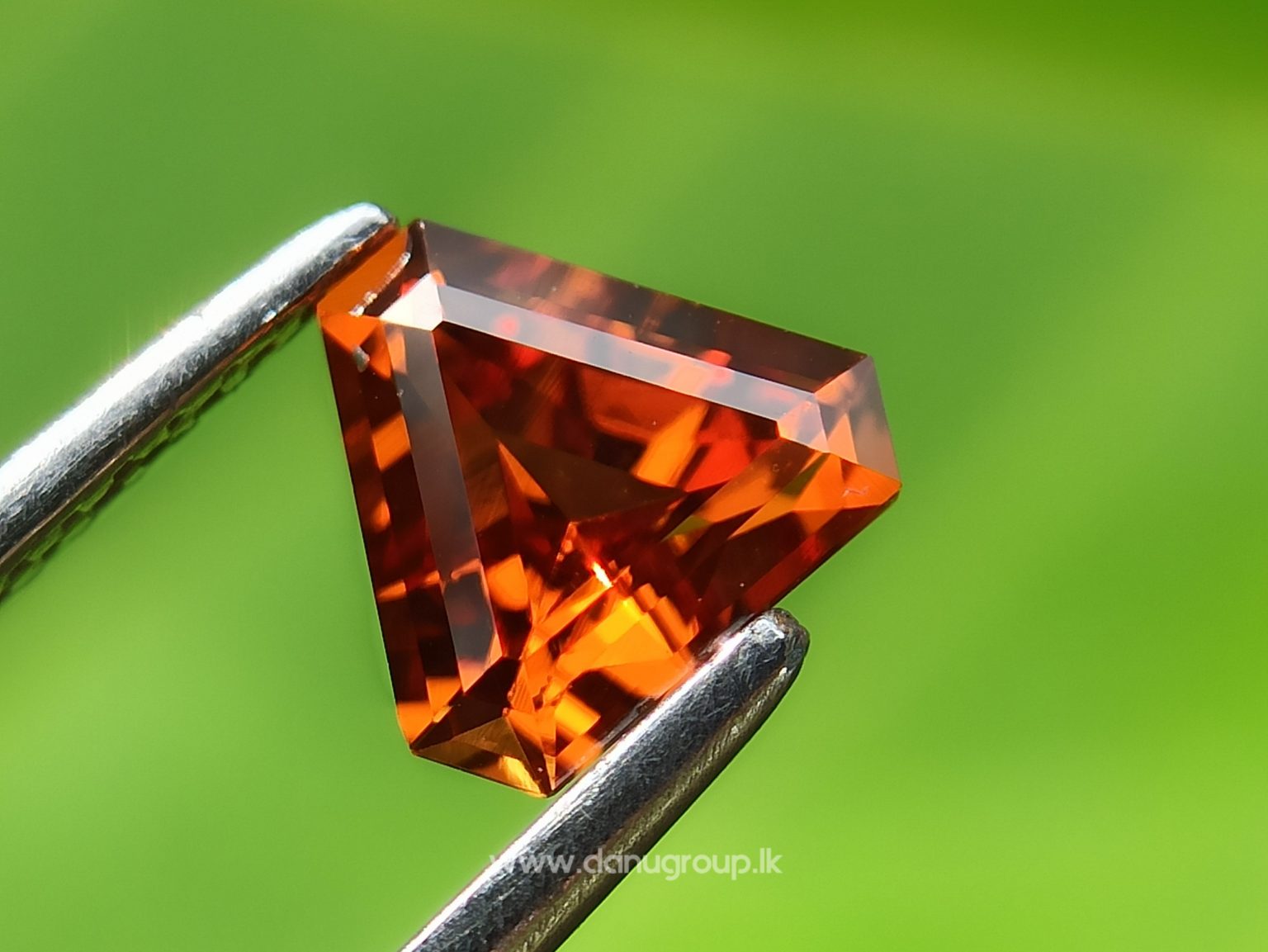 Natural Spessartite Garnet Pair - Fancy shape pair for nice earring design from Danu Group - danugroup.lk