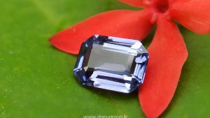 Ceylon Natural Violet Sapphire Loup Clean Octagon shape Stone from Danu Group