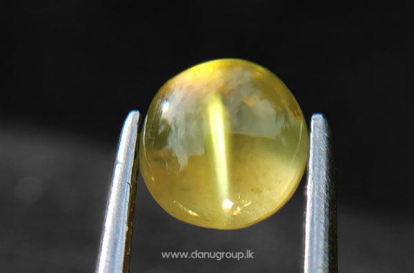 Ceylon Natural Chrysoberyl Cats Eye Good Transparent Quailty Cats eye from Danu Group Gemstones Appl Green Cats eye