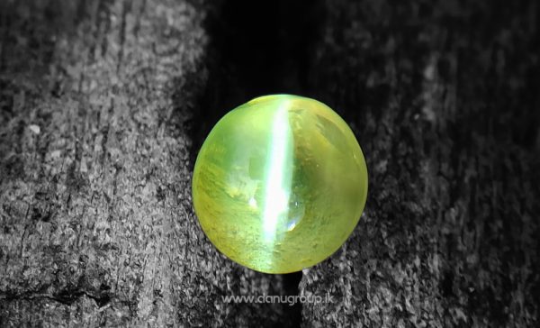 Ceylon Natural Chrysoberyl Cats Eye Good Transparent Quailty Cats eye from Danu Group Gemstones Appl Green Cats eye