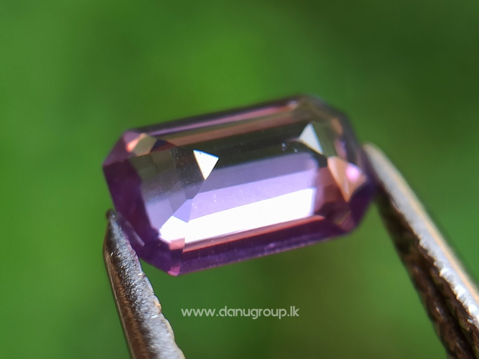 Ceylon Natural Pinkish-Purple Sapphire from Danu Group - One of the best calm colour from mother nature- danugroup.lk