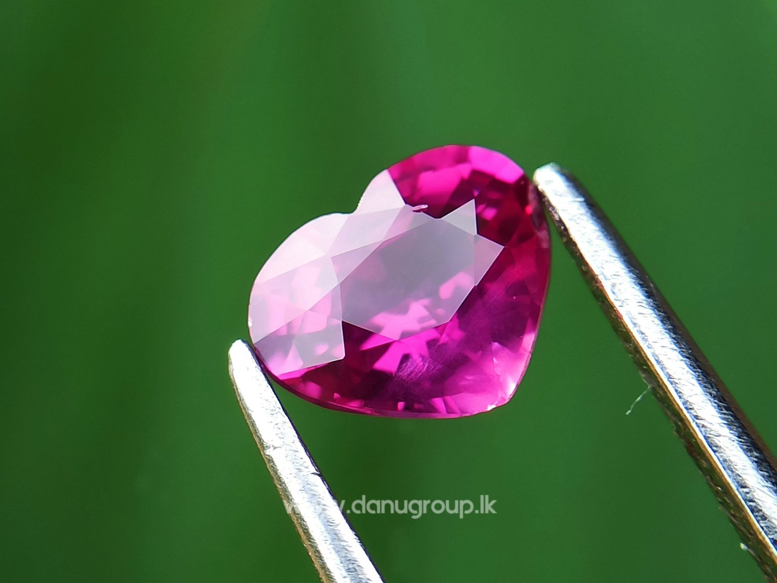 High Quality Ceylon Natural Hot Pink Sapphire - Danu Group Gemstones Collection danugroup.lk