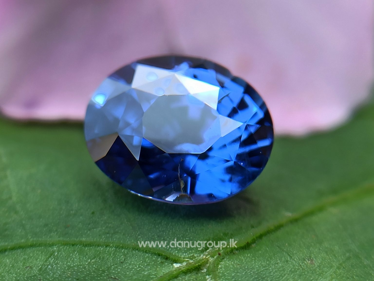 Real Old Peacock Colour - Ceylon Natural Peacock Blue Sapphire from Danu Group Gemstones Collection - danugroup.lk