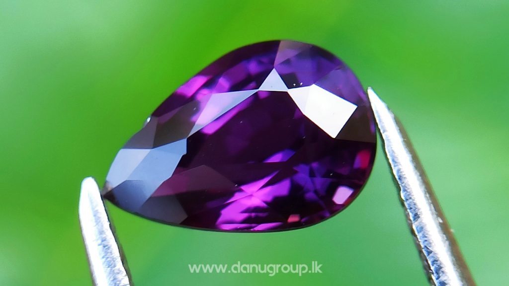 Ceylon Natural Deep-Purple Sapphire from Danu Group - One of the best deep calm colour from mother nature