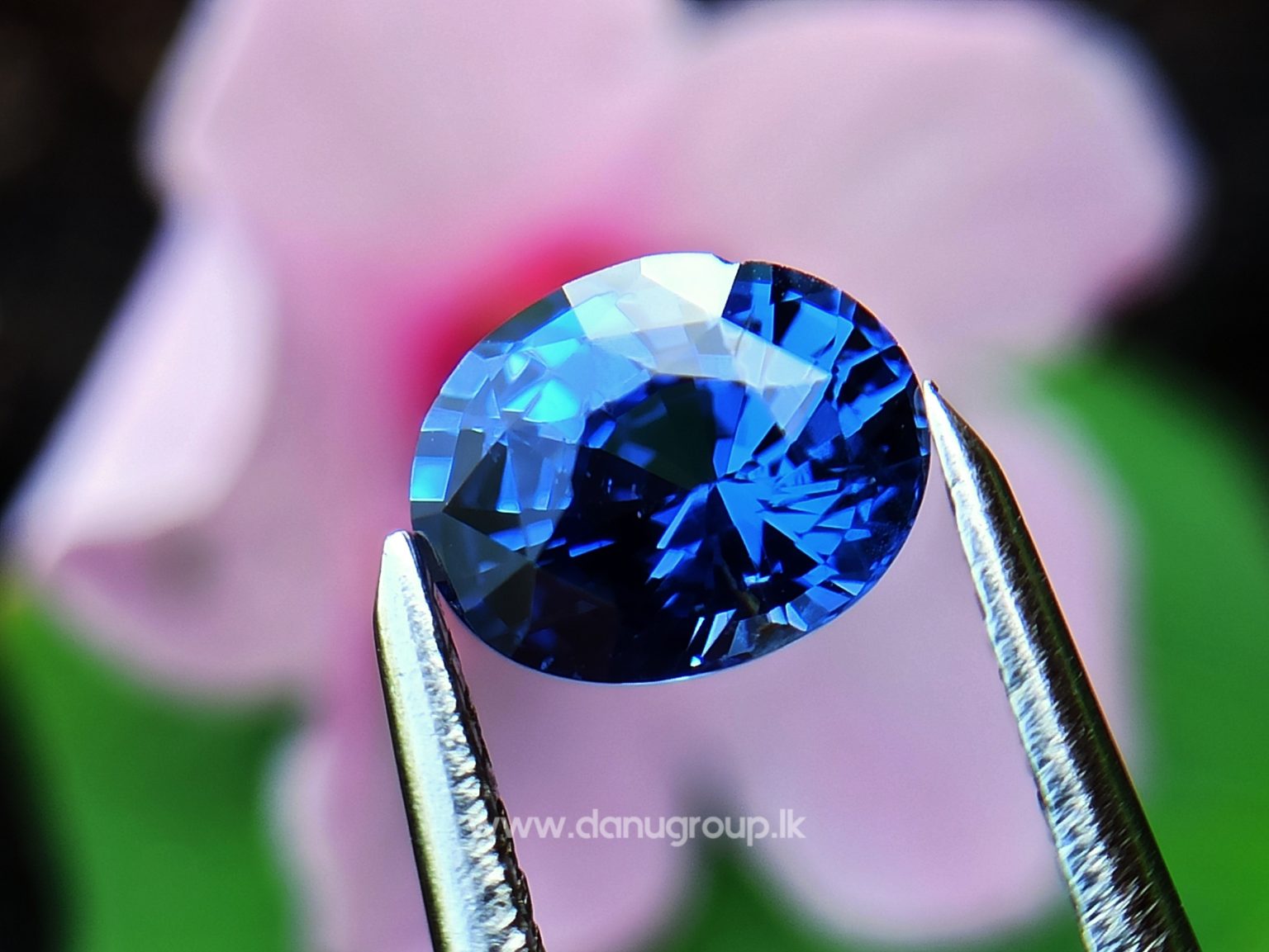 Real Old Peacock Colour - Ceylon Natural Peacock Blue Sapphire from Danu Group Gemstones Collection - danugroup.lk
