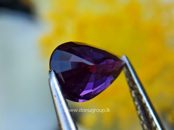Ceylon Natural Deep-Purple Sapphire from Danu Group - One of the best deep calm colour from mother nature