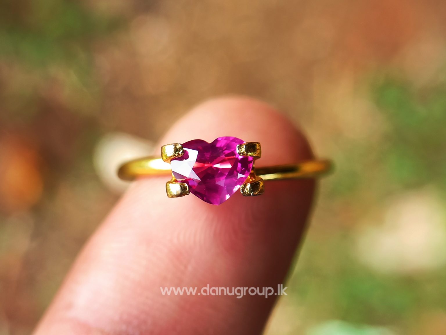 High Quality Ceylon Natural Hot Pink Sapphire - Danu Group Gemstones Collection danugroup.lk
