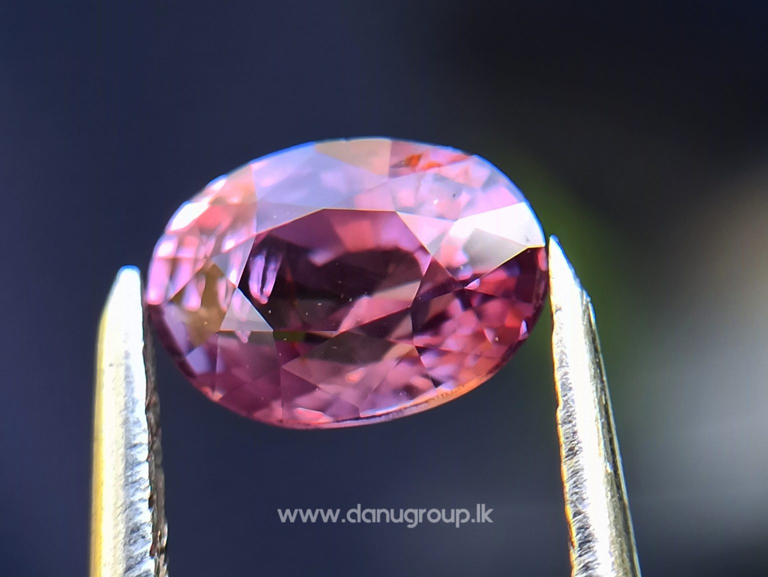 Natural Brownish Purple Sapphire Oval shape gem from Danu Group - danugroup.lk