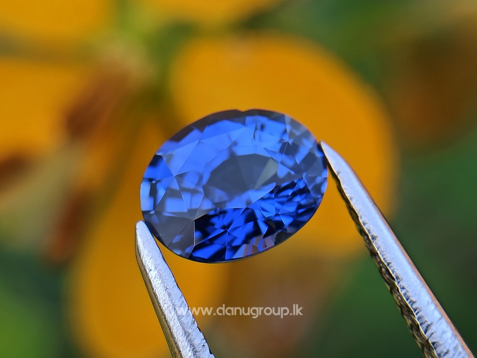 Real Old Peacock Colour - Ceylon Natural Peacock Blue Sapphire from Danu Group Gemstones Collection - danugroup.lk